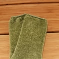 thumbnail image 6 of BambooMN Women's Vintage Chenille Knit Socks - Green - Extra Large - 4 Pairs, 6 of 8