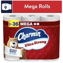 Charmin Toilet Paper Ultra Strong, 9 Mega Rolls