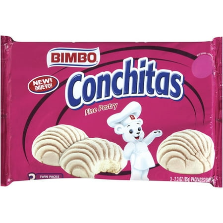 Bimbo Conchitas Fine Pastry, 2.3 oz, 3 ct