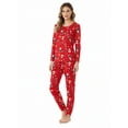 thumbnail image 3 of Avidlove Family Christmas Pajamas Set Matching Pjs Sleepwear Long Sleeve Tops with Long Pants (Women), 3 of 8