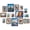 Blue & Brown & White, variant on 15 Pack Picture Frames Collage Wall Decor For Mounting Or Tabletop Display Gallery Frame Set Family Multi Sizes Including 3pcs 8x10 6pcs 5x7 4x6 Grey