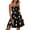 DT-Black, variant on Women's Graphic Print Strapless Midi Dress, Short Sleeve, Casual Festival & Beach Wear, Stretchy Polyester Blend, Fit & Flare
