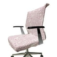 thumbnail image 6 of Ambesonne Snakeskin Print Office Chair Cover Stretchable High Back, Wild Animal Girly, Lilac Dark Magenta, 6 of 6