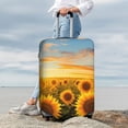 thumbnail image 7 of Vsdgher Beautiful Golden Sunflower Field Luggage Cover Suitcase Cover Protector Anti-scratch Suitcase cover Fits 18-32 Inch Luggage(No luggage included)-Large, 7 of 7