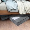 thumbnail image 4 of 2 Pack Underbed Storage Bag Organizer , With High Density Handles And 1 Clear Window, Sturdy Oxford Fabric Blanket Comforter Storage, 4 of 5
