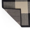 thumbnail image 2 of Ina Area Rug, Rectangular 5 x 7, Black, White, Gray Checkered Pattern, 2 of 3