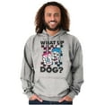 thumbnail image 5 of What Up Dog Vintage Slush Puppie Skater Hoodie Sweatshirt Women Men Brisco Brands S, 5 of 6