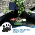 thumbnail image 3 of Pawsdot 3 Sets of Nozzles Kit for Fountain Pump in Solar Powered Water Fountain Outdoor Decor Black, 3 of 8