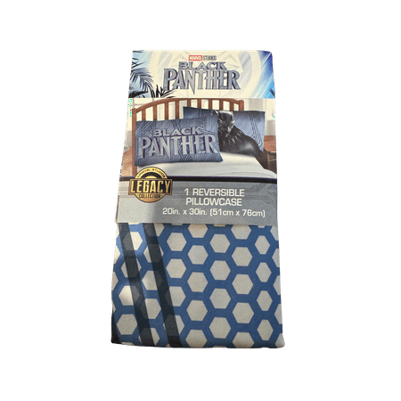Franco Marvel Black Panther Standard Reversible Pillowcase