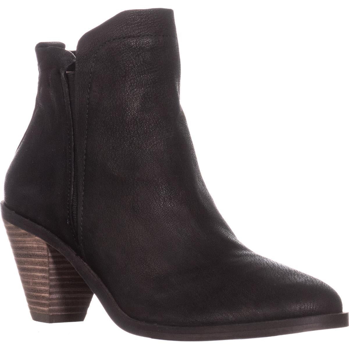 Womens Lucky Brand Jana Pull On Ankle Boots Black Walmart
