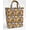Pumpkins on Brown, variant on Fall Harvest Tote Bag (Small Oval Tote) (Pumpkins on Brown)