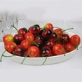 thumbnail image 5 of Lierteer Variety Artificial Fruits Plastic Fake Fruit Kitchen Table DIY Home Decoration Cherry, 5 of 8
