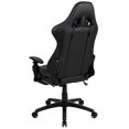 thumbnail image 5 of Bowery Hill Leather Racing Reclining Gaming Chair in Black and Gray, 5 of 12
