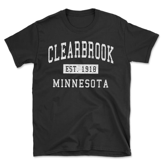 Clearbrook Minnesota Classic Established Men's Cotton T-Shirt