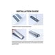 thumbnail image 2 of Pieces Push to Open Magnet Door Cupboard Push Open Push Cupboard Magnetic Closure for Cabinet System Buffer Hinge Latch Metal Closures Magnetic Latch, 2 of 5