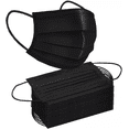 thumbnail image 4 of Cubrebocas Tricapa Termosellado Plisado Negro 1000 Piezas Negro, 4 of 4