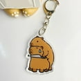 thumbnail image 4 of AOOOWER Cute Capybara Acrylic Keychain Sturdy Colorful Animal Charm for Bag and Keys, 4 of 15