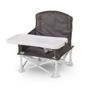 Regalo My Chair Portable Multi-Functional Booster Seat with Attachable Tray, Adjustable for Ages 9 to 36 Months, Holds up to 37 lb, Gray