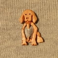 thumbnail image 3 of Brooch Pin with Wooden Animal Pattern Diy Craft Badge Cartoon Pin Funny Cute Shawl Pin Scarf Buckle Clasp Pins Jewelry Gift 2023, 3 of 4