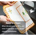 thumbnail image 4 of Leather Placemats, Dining Table Mats Set of 4 Heat-Resistant Non-Slip Washable Kitchen Place Mats Table Decor, 4 of 7