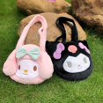 thumbnail image 2 of Kawaii Sanrio Bolsa De Felpa Kuromi Cinnamoroll My Melody Hello Kitty Mochila De Dibujos Animados Bolso De Cumpleaños Regalos Para Niñas Fivean unisex, 2 of 2