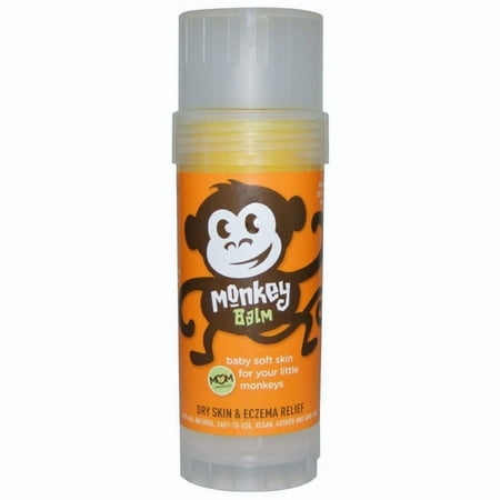 Monkey Balm Stick - Organic Sea Buckthorn Oil - Dry Skin and Eczema Remedy Balm, 2oz - 1