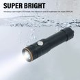 thumbnail image 3 of Dive Light, 6 Lighting Modes Dive Flashlight Portable 110m  for Night Diving, 3 of 7