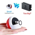 thumbnail image 2 of Tiny Charging Stand Compatible with Nintendo Switch/Switch Lite/Switch OLED, Portable Cute Switch Dock Station with USB-C Port for Switch Games, No Projection, Red&White, 2 of 5