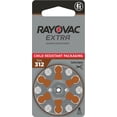 thumbnail image 2 of Rayovac Extra Size 312, 60 Hearing Aid Batteries, Made in the USA w/ Battery Holder, 2 of 4