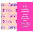 thumbnail image 3 of Yoobi Barbie Pink Composition Notebook With Pen 1 Subject 2024, 3 of 6