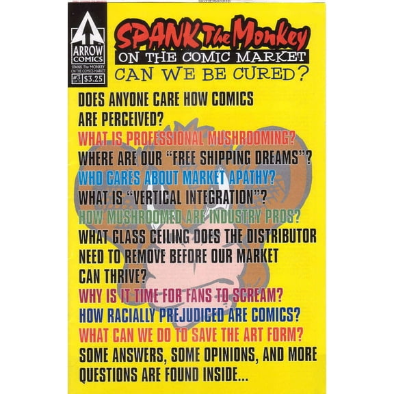 Spank the Monkey, On the Comic Market #3 VF ; Arrow Comic Book