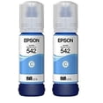thumbnail image 1 of Tinta Epson EcoTank 542 cian, 70 ml (paquete de 2) para ET-5150, 1 of 7