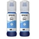 thumbnail image 1 of Tinta Epson EcoTank 542 cian, 70 ml (paquete de 2) para ET-5150, 1 of 7