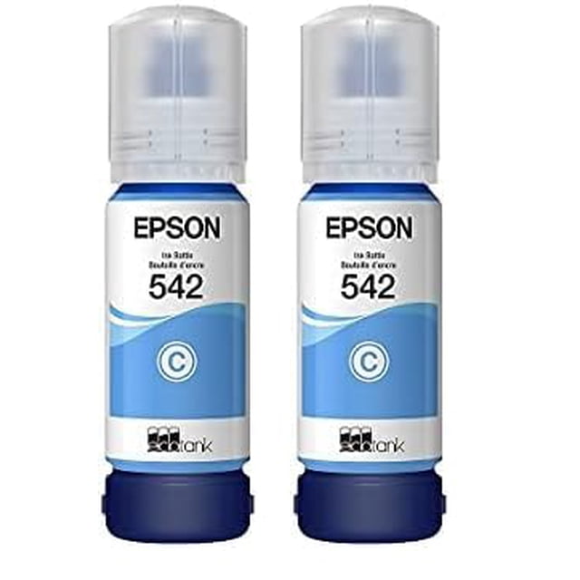 Tinta Epson EcoTank 542 cian, 70 ml (paquete de 2) para ET-5150