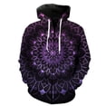 thumbnail image 1 of Sudadera con capucha y cremallera Mandala para hombre, con estampado 3D, primavera 2024, gran oferta, estilo Harajuku, hip hop, divertida, unisex., 1 of 6