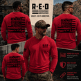 thumbnail image 3 of Wild Bobby RED Friday US Shirt Remember Everyone Deployed Flag Sleeve Print Unisex Men Long Sleeve Shirt, 3 of 8