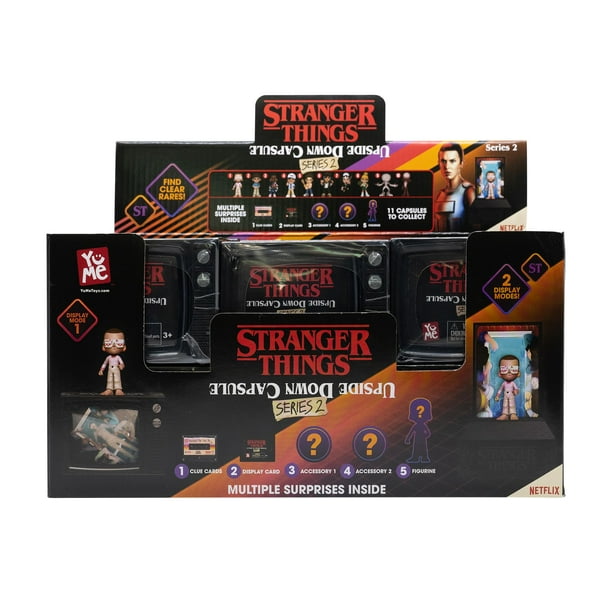 YuMe Oficial Stranger Things Upside Down Mystery Capsules Serie 2 Figuras de acción Juguetes Paquete de 12
