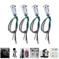 thumbnail image 4 of LED Signal Light, Waterproof Waterproof Indicator Light Metal Indicator Light Buttons Indicators  For Equipment For Car Modification Red+Blue,Red+Yellow,Red+Green, 4 of 8