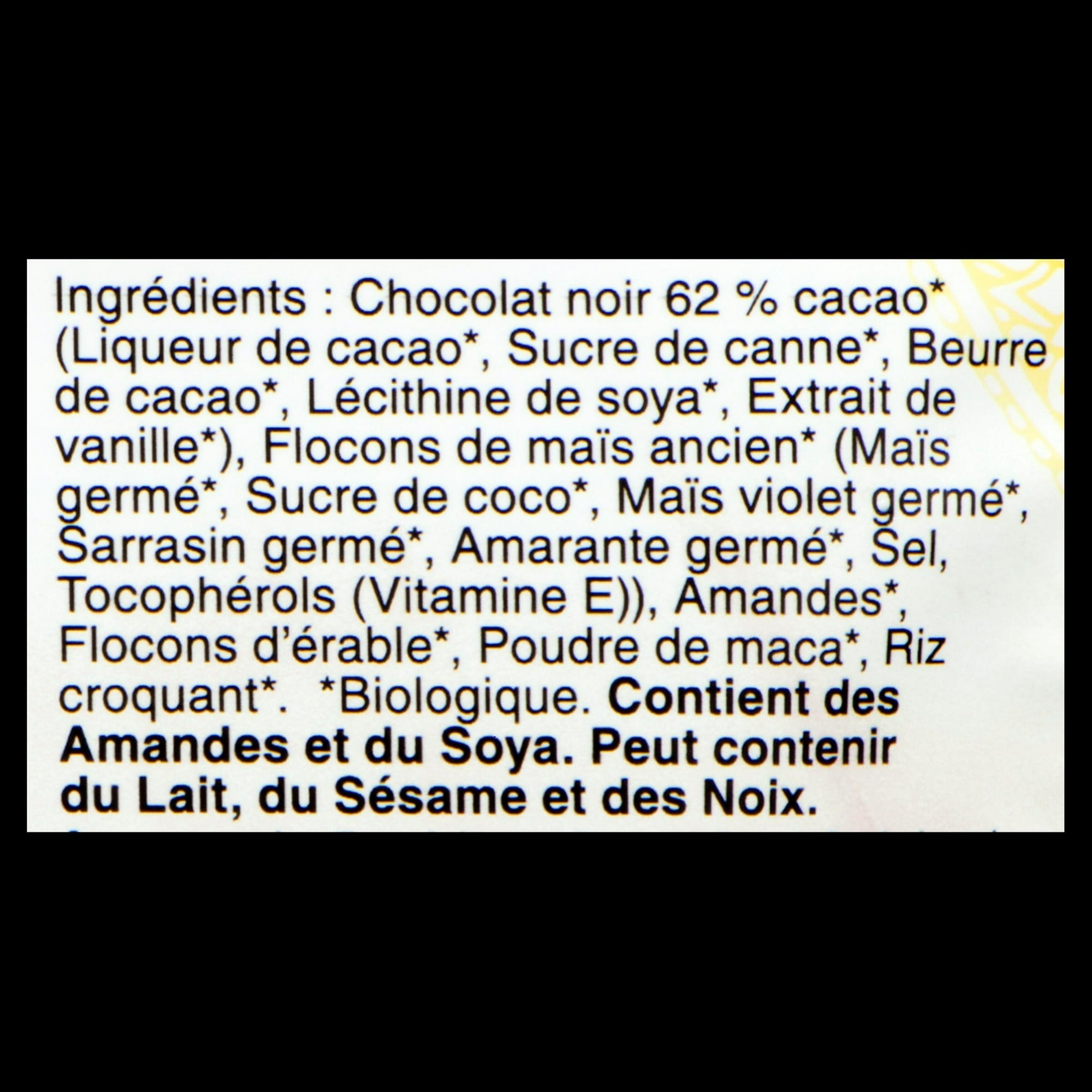 Prana Organic Maca Power Dark Chocolate Barks