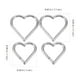 thumbnail image 2 of 4 piercings nasales con forma de corazón para mujer., 2 of 7