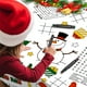 thumbnail image 4 of Paquete de 2 manteles navideños para niños, 137 x 274 cm, con juegos, 4 of 6