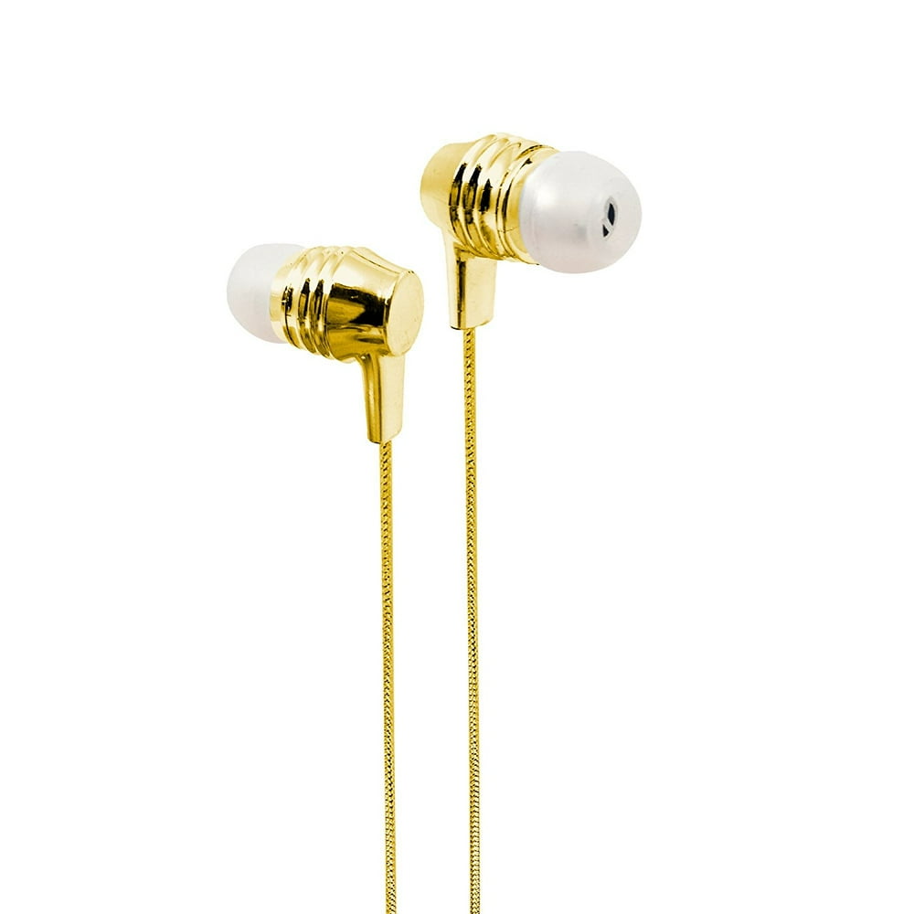 Metallic Braided Earbuds, Premium Earbuds Noise Isolating Headphone