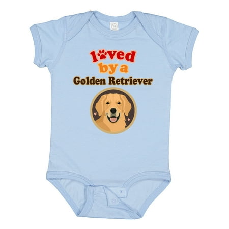 

Inktastic Golden Retriever Dog Lover Gift Baby Boy or Baby Girl Bodysuit