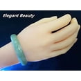 thumbnail image 3 of Brazalete Zimlove de jade natural para mujer, 58 mm, color verde, 3 of 7