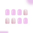 thumbnail image 4 of Modern Lavender Flower Press On Nail Instants Application Reusable Fake Nail For Office Or Evening Occasions, 4 of 5