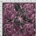 thumbnail image 4 of oneOone Viscose Jersey Burgundy Fabric Asian Line Drawing Oriental Sewing Fabric By The Yard Printed Diy Clothing Sewing Supplies 60 Inch Wide, 4 of 4