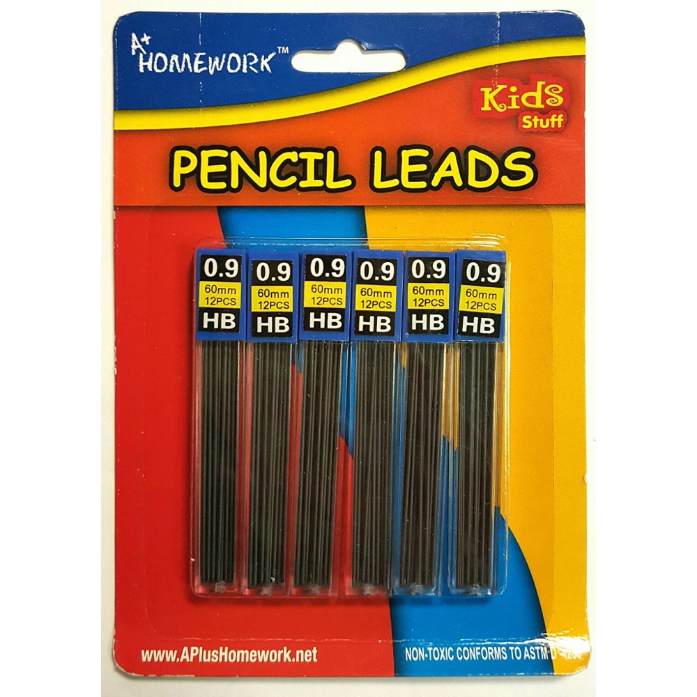 Mechanical Pencil Lead Refills .9HB 6PK Case Pack 48