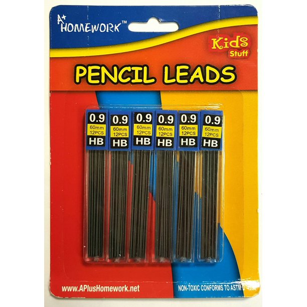 Mechanical Pencil Lead Refills .9HB 6PK Case Pack 48