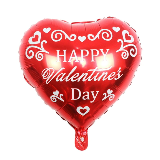 LCXmlly Ballon Décoratif Cœur Romantique Ballon Gonflable Réutilisable Décoration Joyeuse Saint-Valentin (2 Pcs)