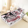 thumbnail image 4 of Homewish Fashion Perfume Twin Sheets,Cheetah High Perfume Bowknot Bedding,Pink,3 Pieces,1 Fitted Sheet and 1 Pillowcase, 4 of 6